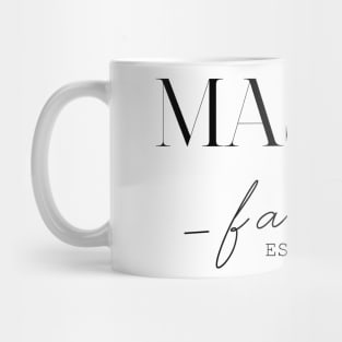 Mason Family EST. 2020, Surname, Mason Mug